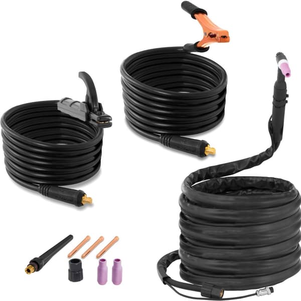 ALU-svejser - 200 A - impulsfunktion - 8 m kabel - inkl. fodpedal