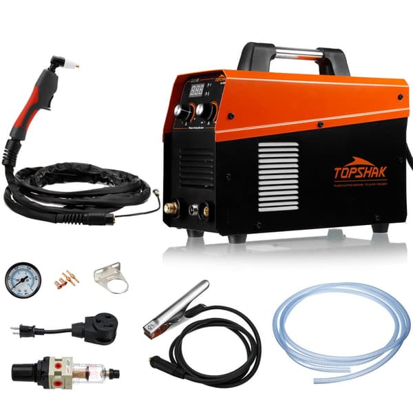 TS-CUT40 40A Plasma Cutter 110V / 220V dobbelt spænding AC DC IGBT skæring svejsemaskine Svejser med LCD-skærm