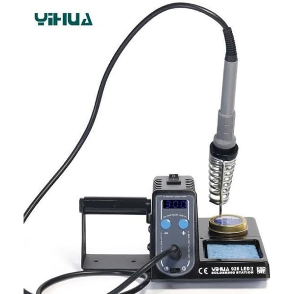 Lödpenna - YOLISTAR & YIHUA926LED-II - 60W - Justerbar temperatur 90-480°C - Sladdansluten - Professionell