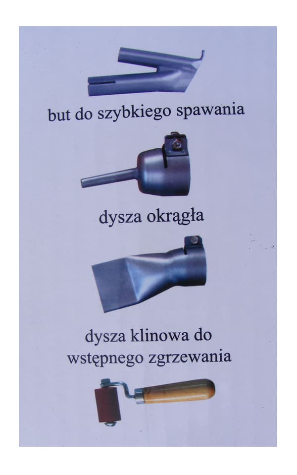 Plast- og plastsvejsemaskine, 1600 W