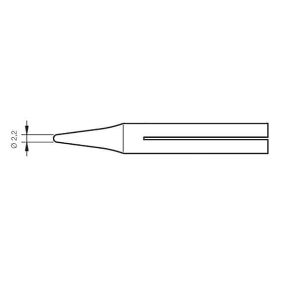Lödspets - JBC - 30ST/40ST/SL2020-serien - B15D 2,2 mm