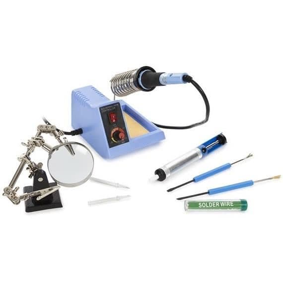 Lödstationset - Toolland - 40-48 W - Justerbar temperatur 150-480 °C - 6 delar - Trådbunden