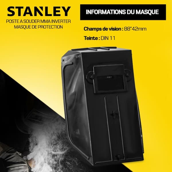 Svetsstation 130A Inverter MMA STAR3200 STANLEY För stavar 1,6 till 3,2 mm Hölje