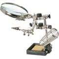 Miniatyrbild 1 av 2: Förstoringsglas på stativ - Ej specificerat - 60 mm - Gjutjärnsfot - Justerbar arm - 2 krokodilklämmor