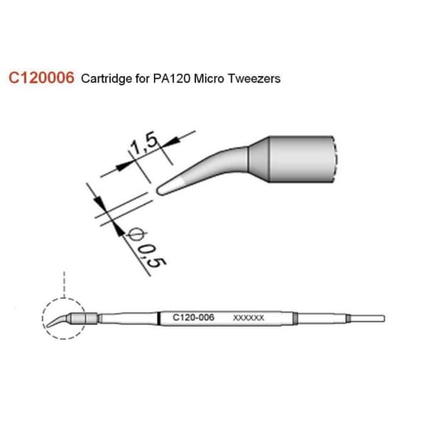 JBC Avlödningsspets för Pa120 A - C120008