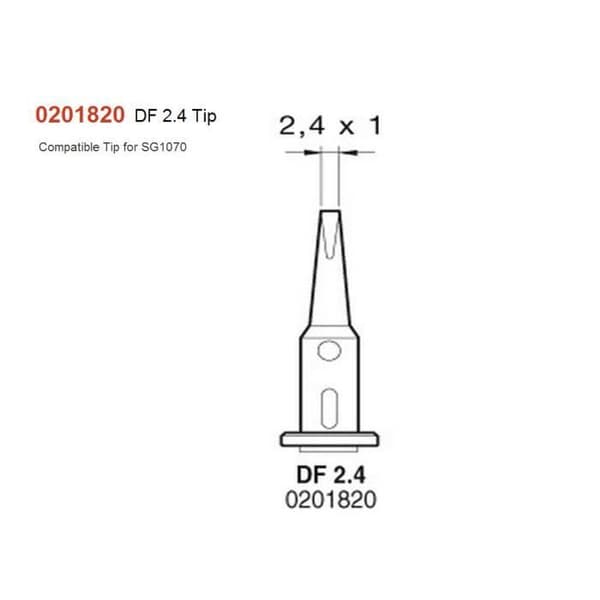 JBC 0 Anslutningsmunstycke DF24 för SG-1070 - 201820