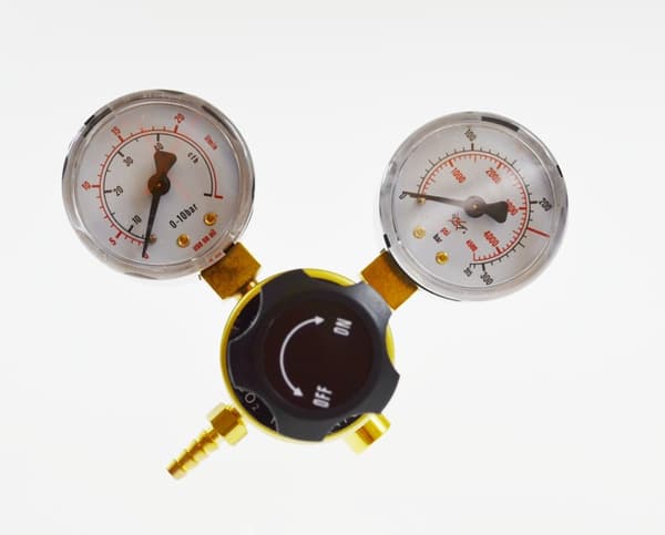 ARGON/CO2-REDUCER MINI 2-KLOKKER