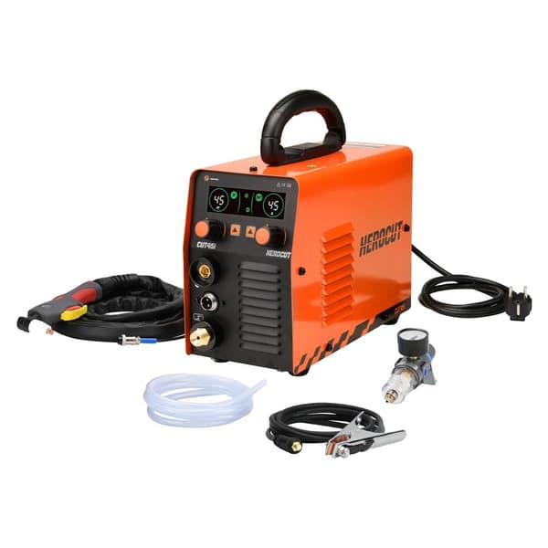 Plasmaskärare, 45Amps Skärmaskin, Max 12mm Tjocklek, EU-kontakt