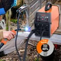 Miniatyrbild 4 av 7: 3-i-1 MIG/MMA/Lift TIG bärbar bågsvetsmaskin, IGBT-invertersvetsmaskin, utmärkta svetsegenskaper