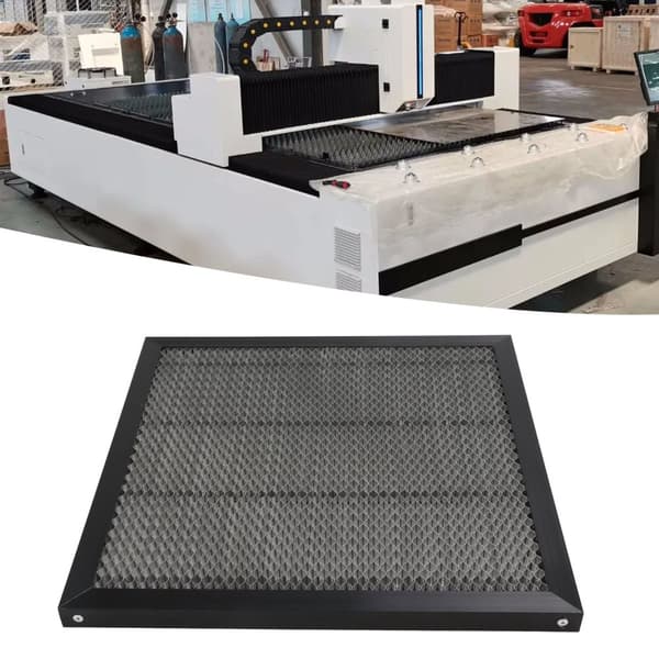Laserskärmaskin Plattform Aluminiumlegering Laser Bed Arbetsbord 400x400mm Mesh Design