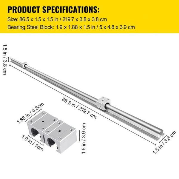 2st SBR20-2200mm linjära styrskenor, exakta och hållbara, lätta att installera, bred applikation