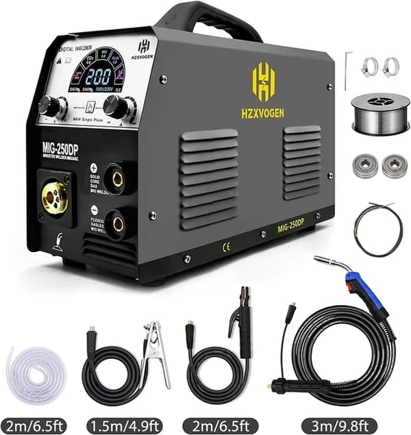 Svetsmaskin, 5-i-1 Funktionalitet, Professionell Kvalitet, Med 1KG Flux Core