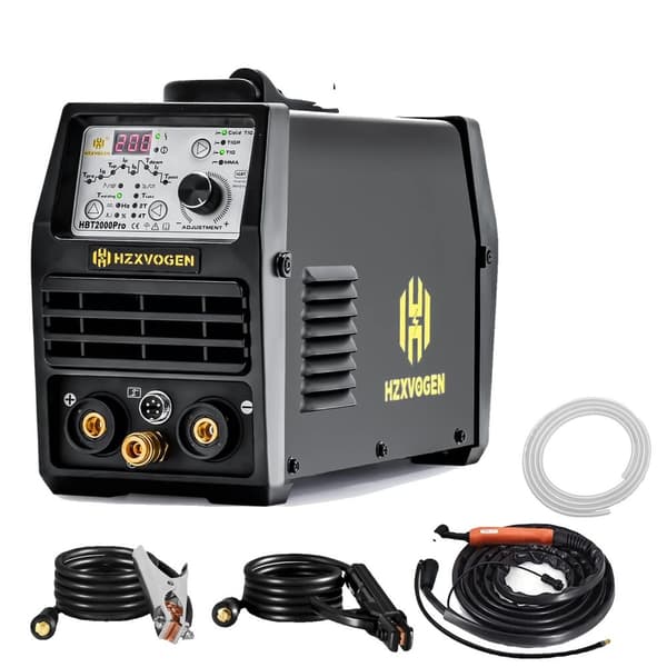 TIG Puls svejsemaskine, 200A strøm, justerbar puls frekvens, Med 1,6 mm Tugsten With 1.6mm Tugsten