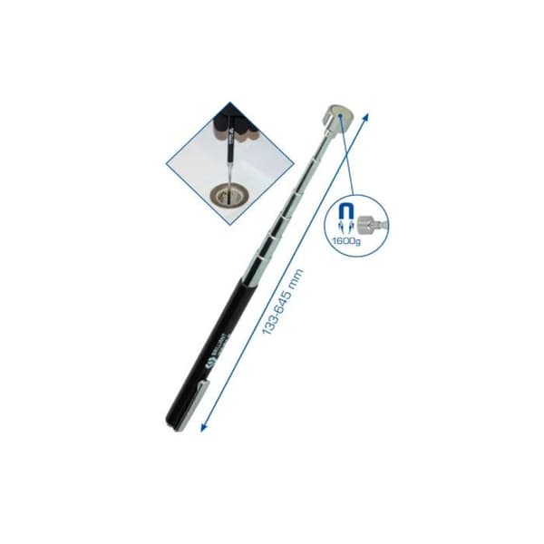 Magnetisk teleskopmagnet - Brilliant Tools BT115900 - Skyddskåpa - Rostfritt stål