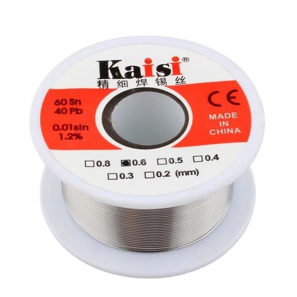 50 g 0,6 mm lödtråd Sn60/Pb40 Flux 1,2 % hög renhet---SHY