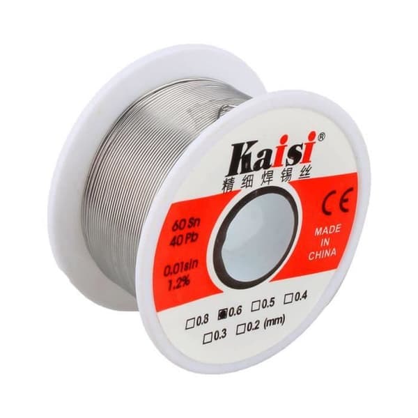 50 g 0,6 mm lödtråd Sn60/Pb40 Flux 1,2 % hög renhet---SHY