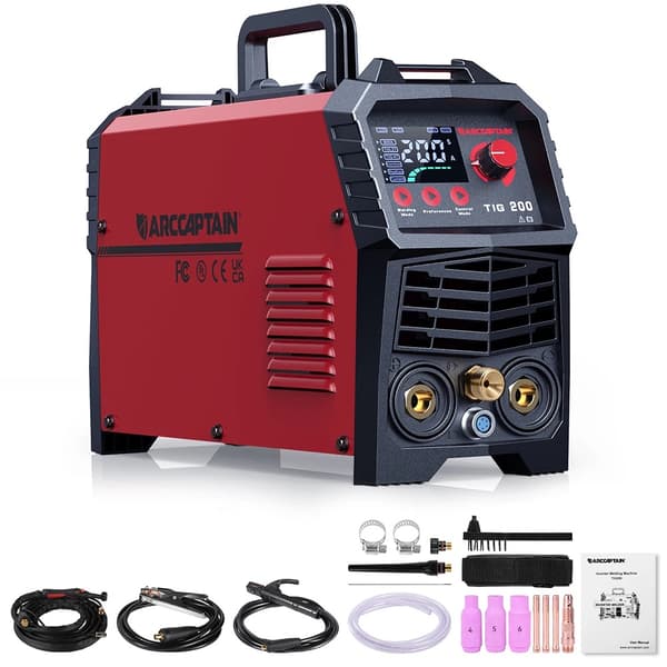 TIG-hitsauskone, kaksoisjännite 110V/220V, 10-200A virta-alue>,TIG200-4