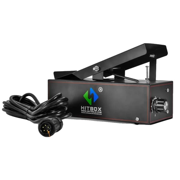 Fodpedalcontroller, 0-250 Amp rækkevidde, universel TIG-kompatibilitet,HBT250PACDC 110 220V