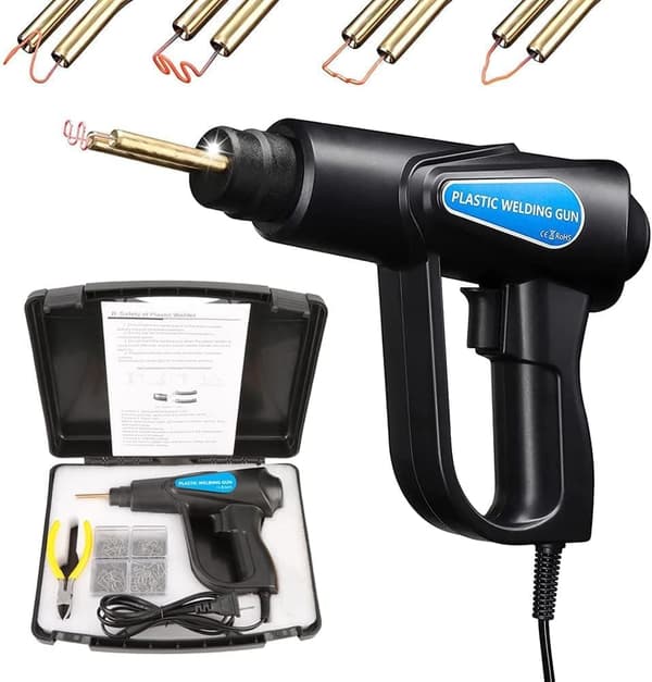 Hot Staple Hitsauskonesarja Kannettava muovihitsauskone Autotallityökalut Niitit PVC-hitsauskone Auton niittien hitsaustyökalut