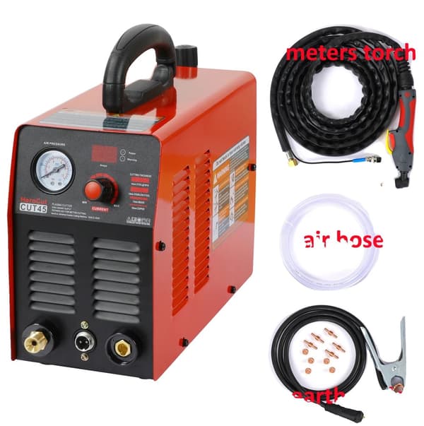 Arc Plasma Cutter, 220V indgangsspænding, 45Amps nominel strøm, 12mm maksimal skæredybde