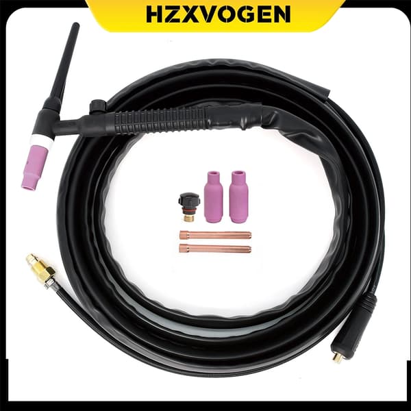 HZXVOGEN TIG Svejsebrænder, 4M Kabel, Høj Svejseydelse,4M