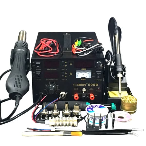 SAIKE 909D Lodde Station, 700W Udgangseffekt, Alsidig 3-i-1 Funktionalitet,SAIKE 909D