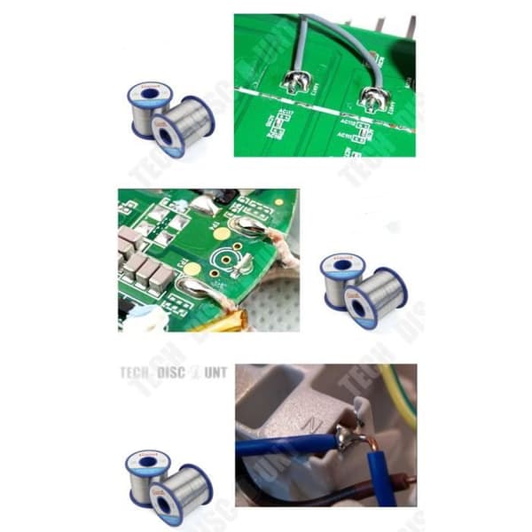 TD® Solid lod elektrisk bly tenn lödtråd lämplig för datorer telefoner spole höghållfast praktisk soli