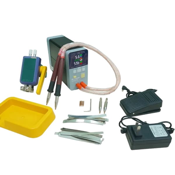 Punktsvejsningsmaskine, 9900W spidseffekt, farveskærmdisplay,HT-SW01H, EU stik