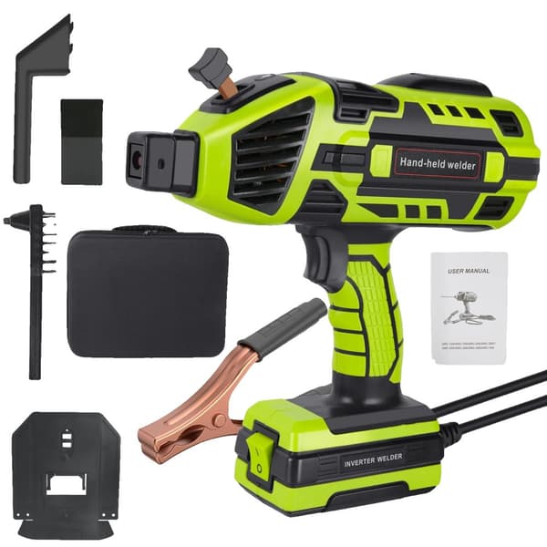 220V Mini Kannan Spot-hitsauslaite, Säädettävä 20-120A Virran alue, Kestävä ABS + Metallirakenne,220V, vihreä musta