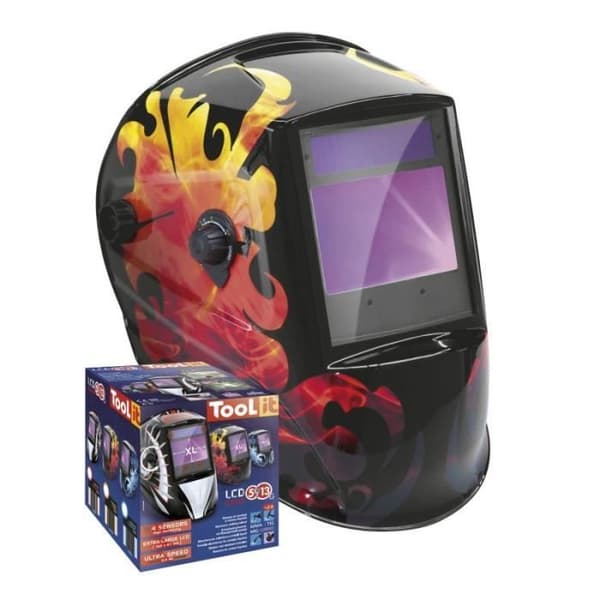 ZEUS LCD-mask - GYS - 5-9-9-13 G - Skydd mot UV och stänk
