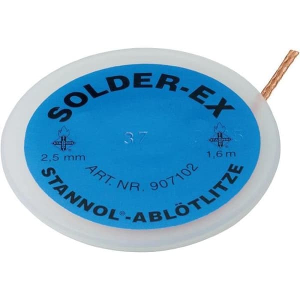 Avlödningsfläta 1,6m 1,0mm Stannol