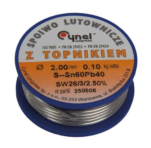 Mega - 60312 - Méga låda med kolofonium för svets spole av 1,0 mm 100g ()