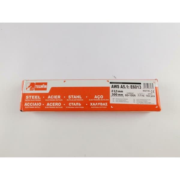 TELWIN Rutilelektroder Diam. 2,5 mm 2,5 kg 802739