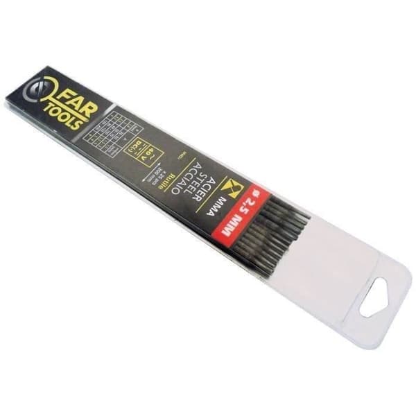 FAR TOOLS Hitsauselektrodi - Rutiili - Ø 2,5 mm - 25 puikkoa