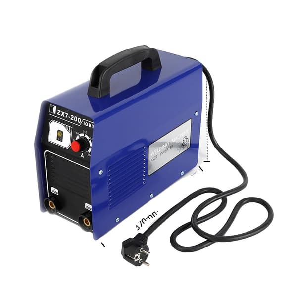 Svejsemaskine, 3KW effekt, justerbar strøm 20-120A,Blå