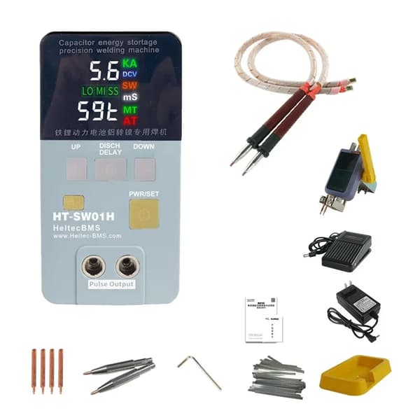 Spot Svejsemaskine, 21KW Høj Effekt, Aluminium til Nikkel Kompatibilitet,HT-SW01H Pakke A, EU-stik