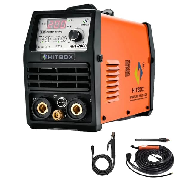 DC TIG-svetsmaskin, 200A utgång, 220V strömförsörjning,220V, HBT2000