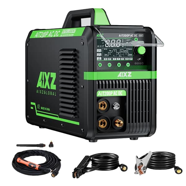 AIT200P TIG-svetsare, 200A utgång, EU-kontakt,AIT200P AC DC, 220V