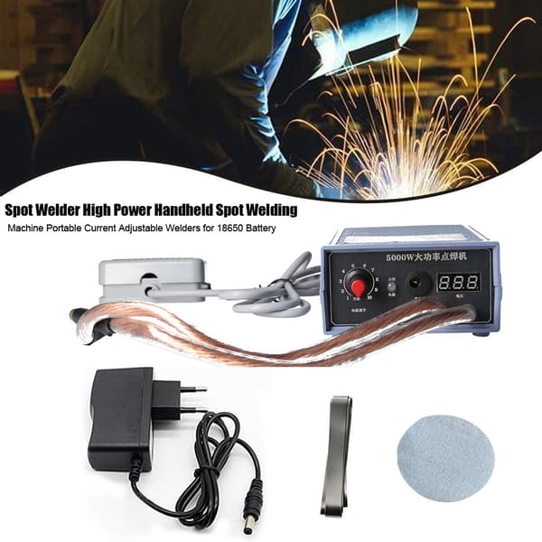 Excellway Mini Punktsvejser, 5000W Nominel Kapacitet, Justerbare Strømindstillinger,220V