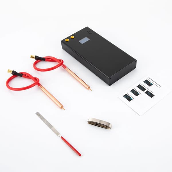 Itse tehtävä pistehitsauslaite, 11000mAh akunkapasiteetti, 8 säädettävää vaihdetta,Musta, 220V