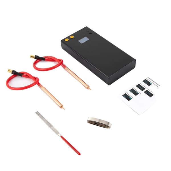 Itse tehtävä pistehitsauslaite, 11000mAh akunkapasiteetti, 8 säädettävää vaihdetta,Musta, 220V