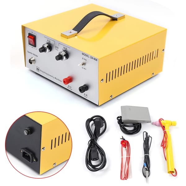 Smykke Punktsvejser, 400W Effekt, 0,6-80A Strøm,Gul, 220V