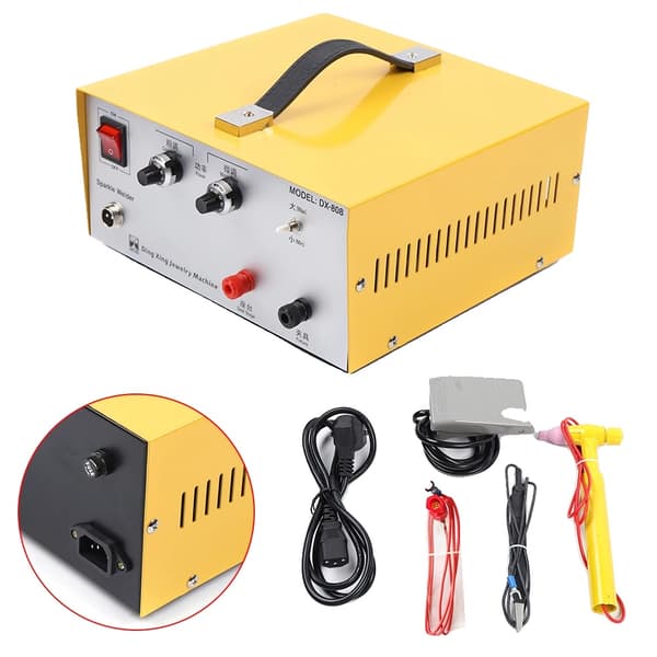 Smykke Punktsvejser, 400W Effekt, 0,6-80A Strøm,Gul, 220V