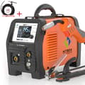 Miniatyrbillede 2 af 2: HITBOX Svejsemaskine, Multi-Mode Svejsning (MMA/MIG/TIG), Smart Enhed, CE Certificeret,Med WP17V lommelygte