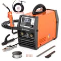 Miniatyrbillede 2 af 2: HITBOX Inverter Svejsemaskine, Bærbar 3 i 1 Design, Automatisk Trådmatning,Med 17V