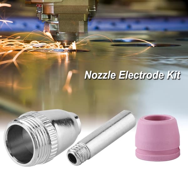 Plasma Cutter Forbrugsartikler Kit, 90 Stykker, Holdbare Materialer, Kompatibel med Flere Modeller