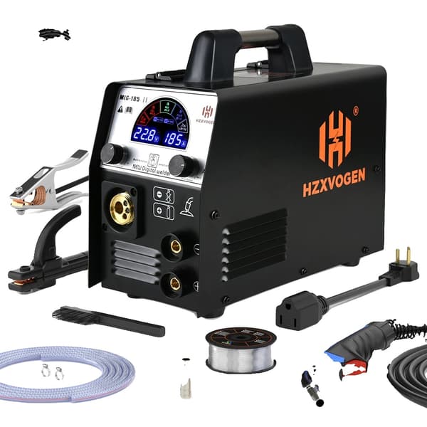 Multiprocess Svejsemaskine, 4 i 1 Funktionalitet, 3-18m/min Trådmatningshastighed,Med WP17V Pistol