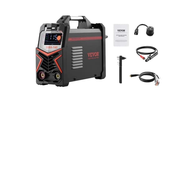 VEVOR TIG-svejser 140A, IGBT-teknologi, kompakt design,Brun