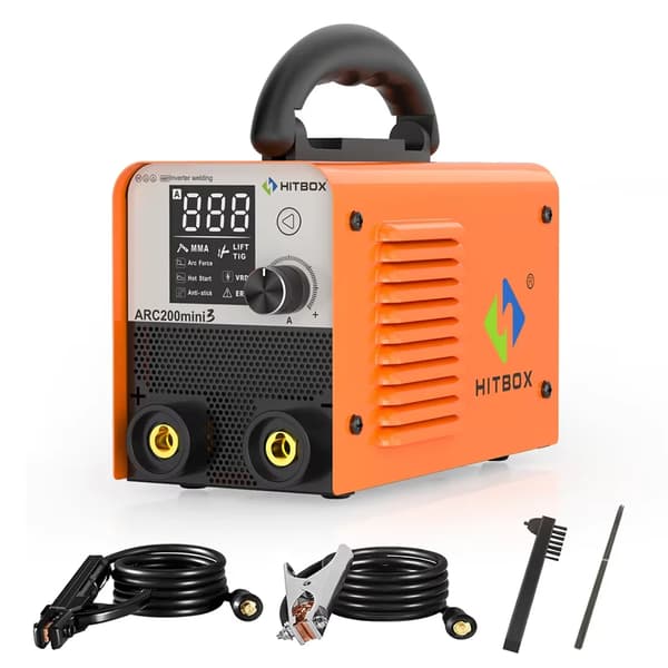 Svetsmaskin, 2 i 1 MMA/Lift TIG, 10-200A Strömområde,ARC200mini3