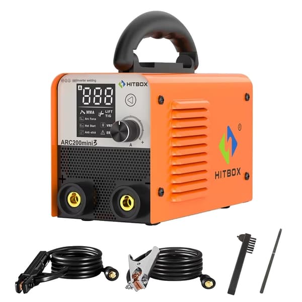 Svetsmaskin, 2 i 1 MMA/Lift TIG, 10-200A Strömområde,ARC200mini3